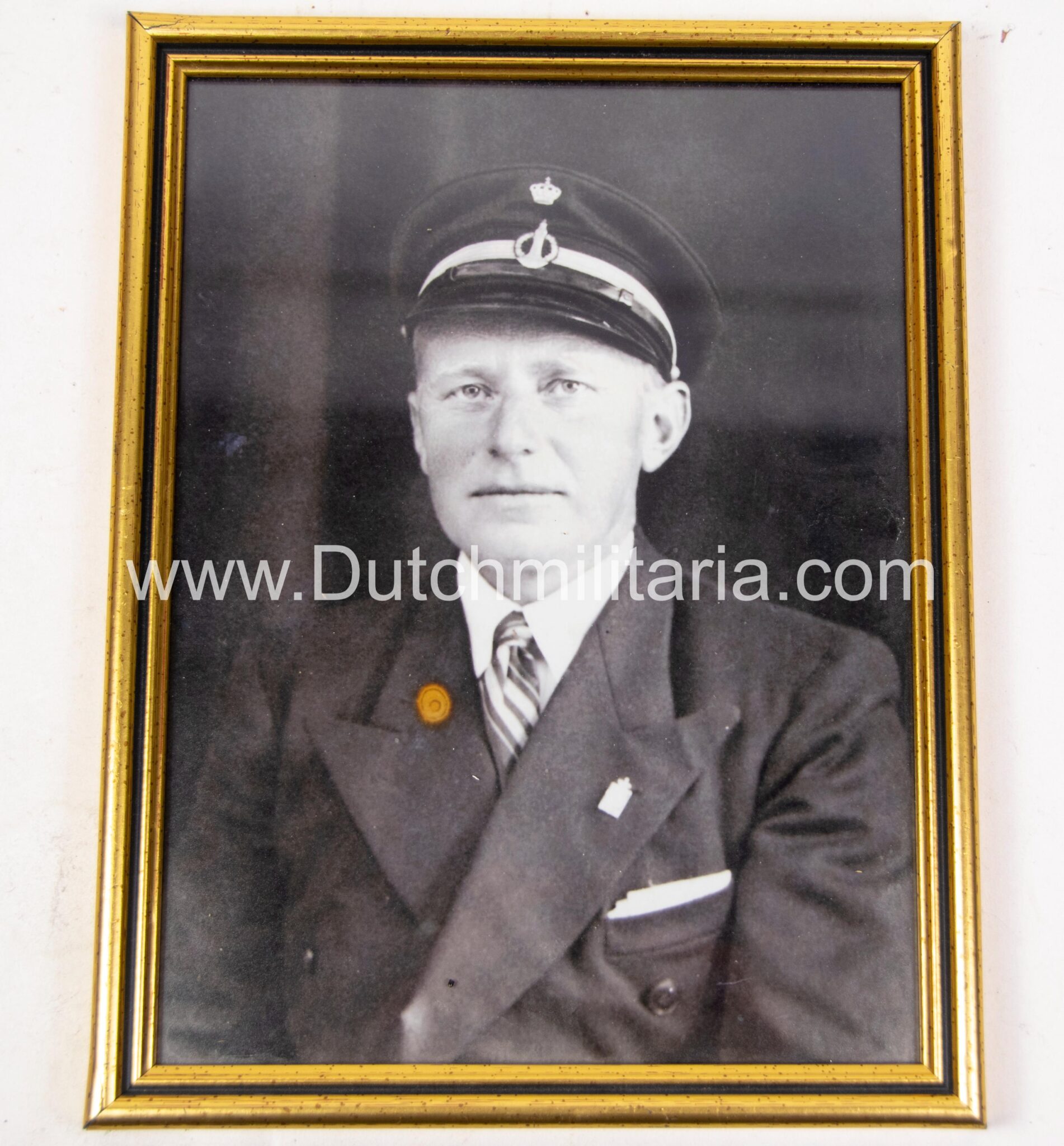 German-WWII-engraved-pocket-group-of-Danish-lighthouse-keeper-Gustav-Petersen-1942-UNIQUE.