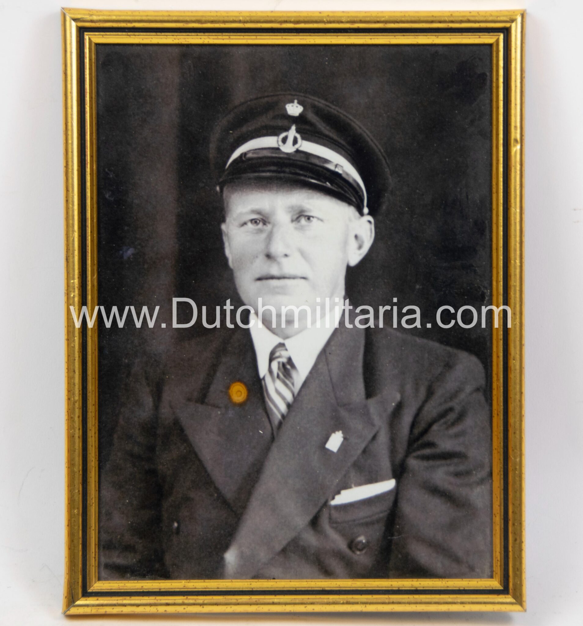 German-WWII-engraved-pocket-group-of-Danish-lighthouse-keeper-Gustav-Petersen-1942-UNIQUE.