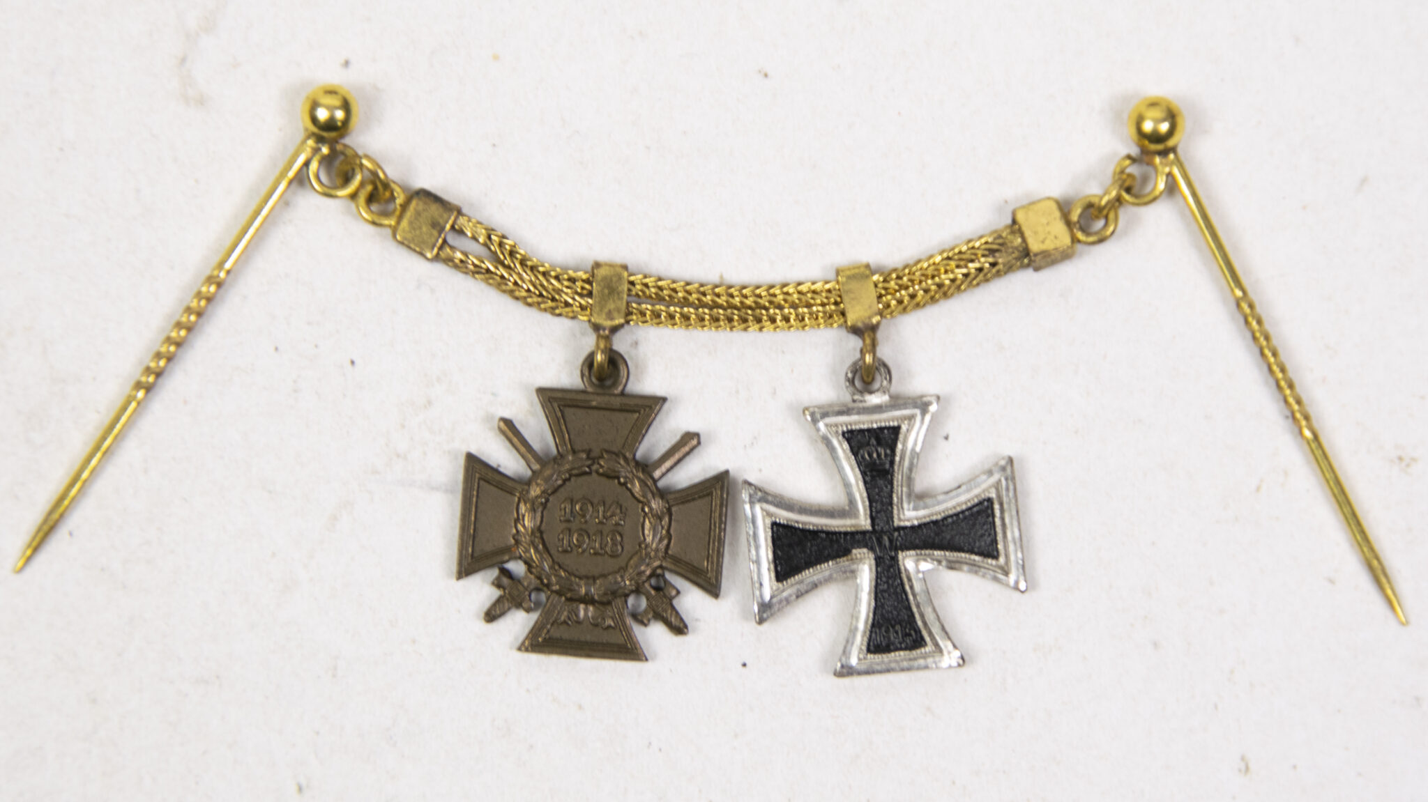 German World War I Frackkette mini medals with Iron Cross second class (Ek2) + Frontkämpfer EhrenkreuzGerman World War I Frackkette mini medals with Iron Cross second class (Ek2) + Frontkämpfer EhrenkreuzGerman World War I Frackkette mini medals with Iron Cross second class (Ek2) + Frontkämpfer EhrenkreuzGerman World War I Frackkette mini medals with Iron Cross second class (Ek2) + Frontkämpfer EhrenkreuzGerman World War I Frackkette mini medals with Iron Cross second class (Ek2) + Frontkämpfer EhrenkreuzGerman World War I Frackkette mini medals with Iron Cross second class (Ek2) + Frontkämpfer EhrenkreuzGerman World War I Frackkette mini medals with Iron Cross second class (Ek2) + Frontkämpfer Ehrenkreuz