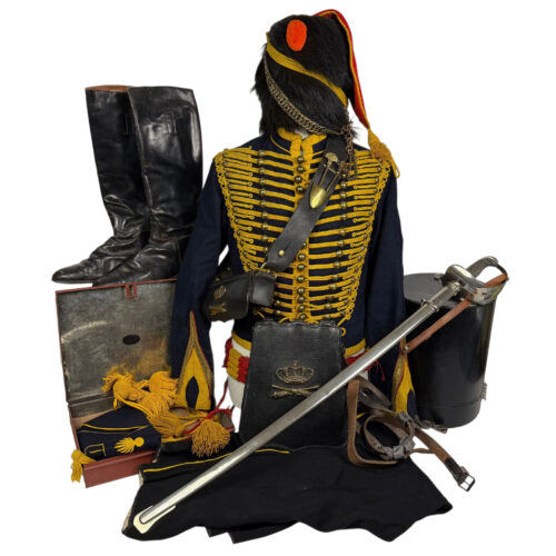 Nederlandse Leger Korps Rijdende Artillerie "Gele Rijder" - complete "Wachtmeester" uniform - Ultra rare