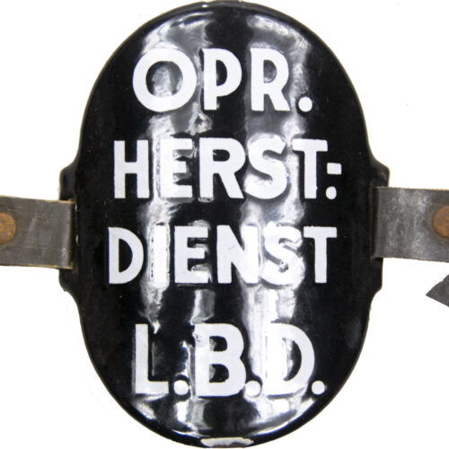 Luchtbeschermingsdienst (LBD) Opr. Herst.- Dienst L.B.D. armshieldLuchtbeschermingsdienst (LBD) Opr. Herst.- Dienst L.B.D. armshieldLuchtbeschermingsdienst (LBD) Opr. Herst.- Dienst L.B.D. armshieldLuchtbeschermingsdienst (LBD) Opr. Herst.- Dienst L.B.D. armshield