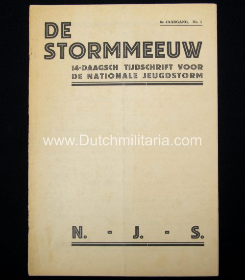 (NSB) Jeugdstorm - Stormmeeuw 6e Jaargang No.1 1940 - Extremely rare!!!