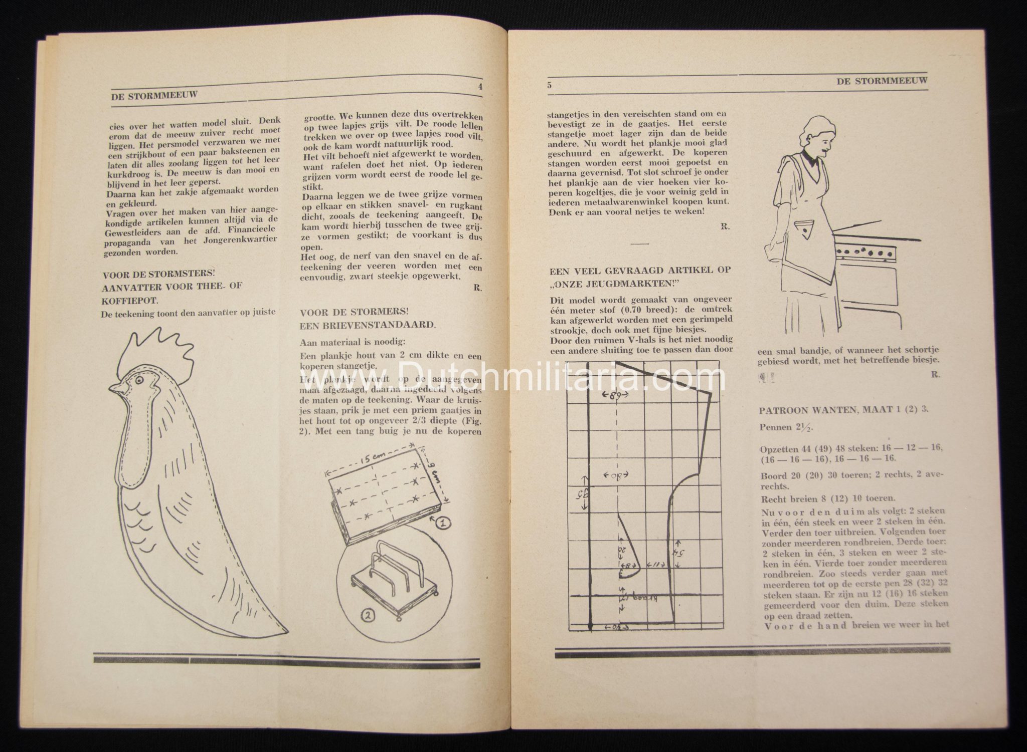 (NSB) Jeugdstorm - Stormmeeuw 6e Jaargang No.1 1940 - Extremely rare!!!