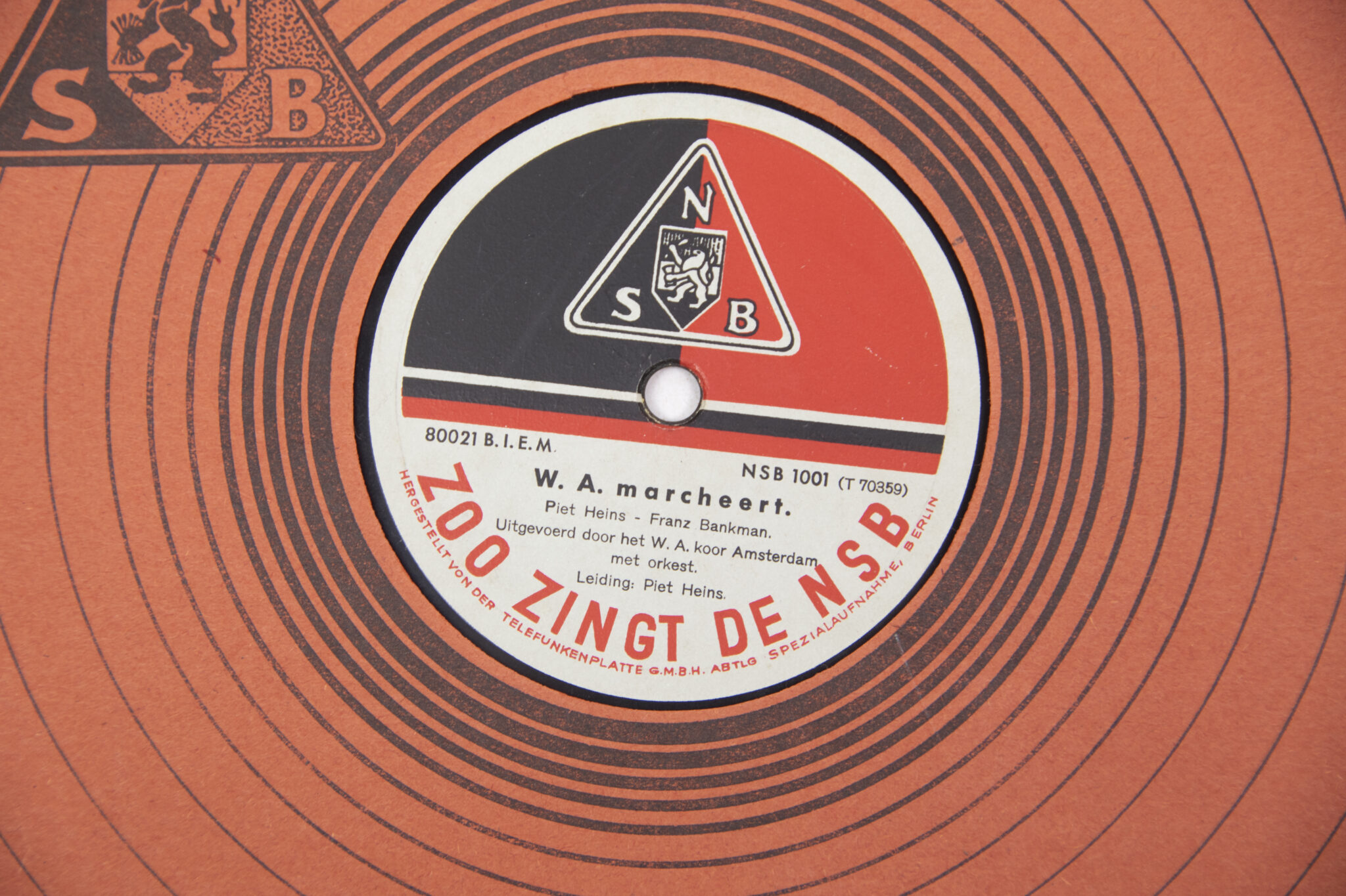 (NSB) Music LP W.A. Marcheert Dietschland Ontwaakt
