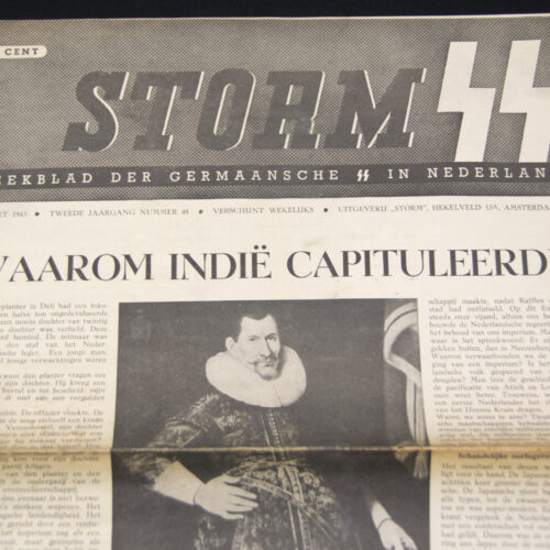 (Newspaper) Storm SS – Tweede Jrg. Nr. 48 – 5 Maart 1943(Newspaper) Storm SS – Tweede Jrg. Nr. 48 – 5 Maart 1943(Newspaper) Storm SS – Tweede Jrg. Nr. 48 – 5 Maart 1943