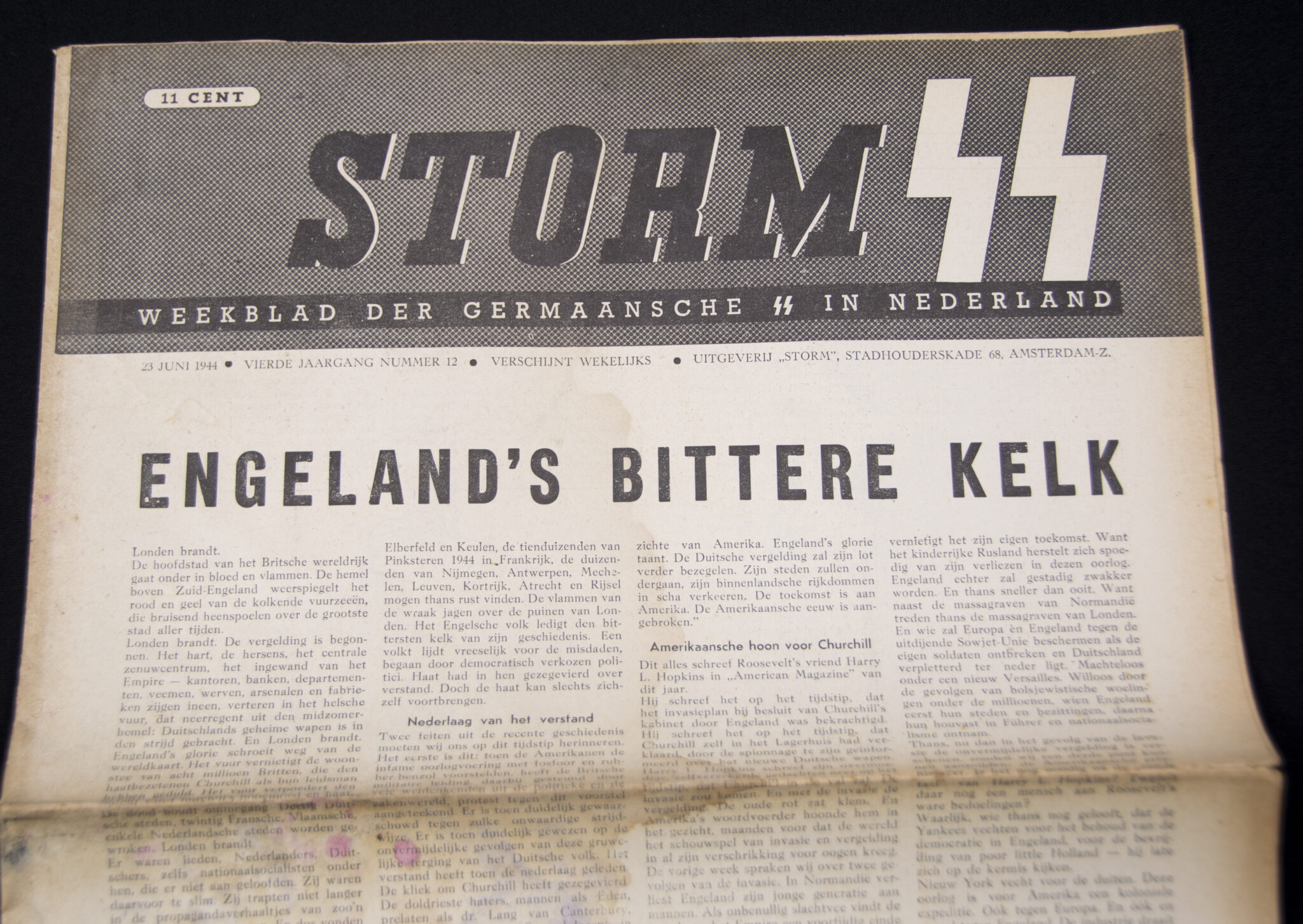(Newspaper) Storm SS – Vierde Jrg. Nr. 12 – 23 Juni 1944(Newspaper) Storm SS – Vierde Jrg. Nr. 12 – 23 Juni 1944(Newspaper) Storm SS – Vierde Jrg. Nr. 12 – 23 Juni 1944(Newspaper) Storm SS – Vierde Jrg. Nr. 12 – 23 Juni 1944