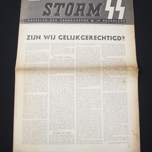 (Newspaper) Storm SS – Vierde Jrg. Nr. 15 – 14 Juli 1944(Newspaper) Storm SS – Vierde Jrg. Nr. 15 – 14 Juli 1944(Newspaper) Storm SS – Vierde Jrg. Nr. 15 – 14 Juli 1944