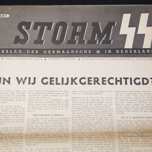 (Newspaper) Storm SS – Vierde Jrg. Nr. 15 – 14 Juli 1944(Newspaper) Storm SS – Vierde Jrg. Nr. 15 – 14 Juli 1944(Newspaper) Storm SS – Vierde Jrg. Nr. 15 – 14 Juli 1944(Newspaper) Storm SS – Vierde Jrg. Nr. 15 – 14 Juli 1944