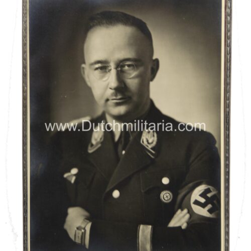 (Photo) Heinrich Himmler - (Original Friedrich Franz Bauer photo) (24x18cm) - Very rare