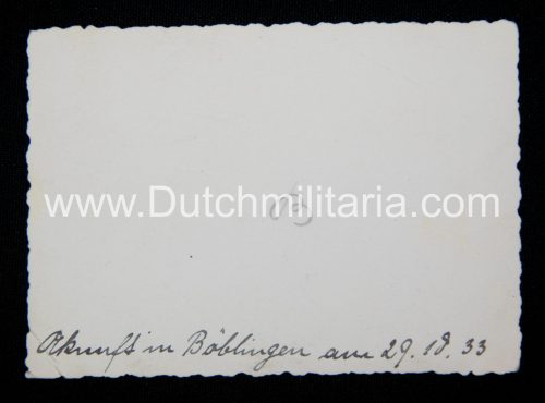 (Photo) Unpublished privat snapshot from Böblingen of Adolf Hitler (1933)