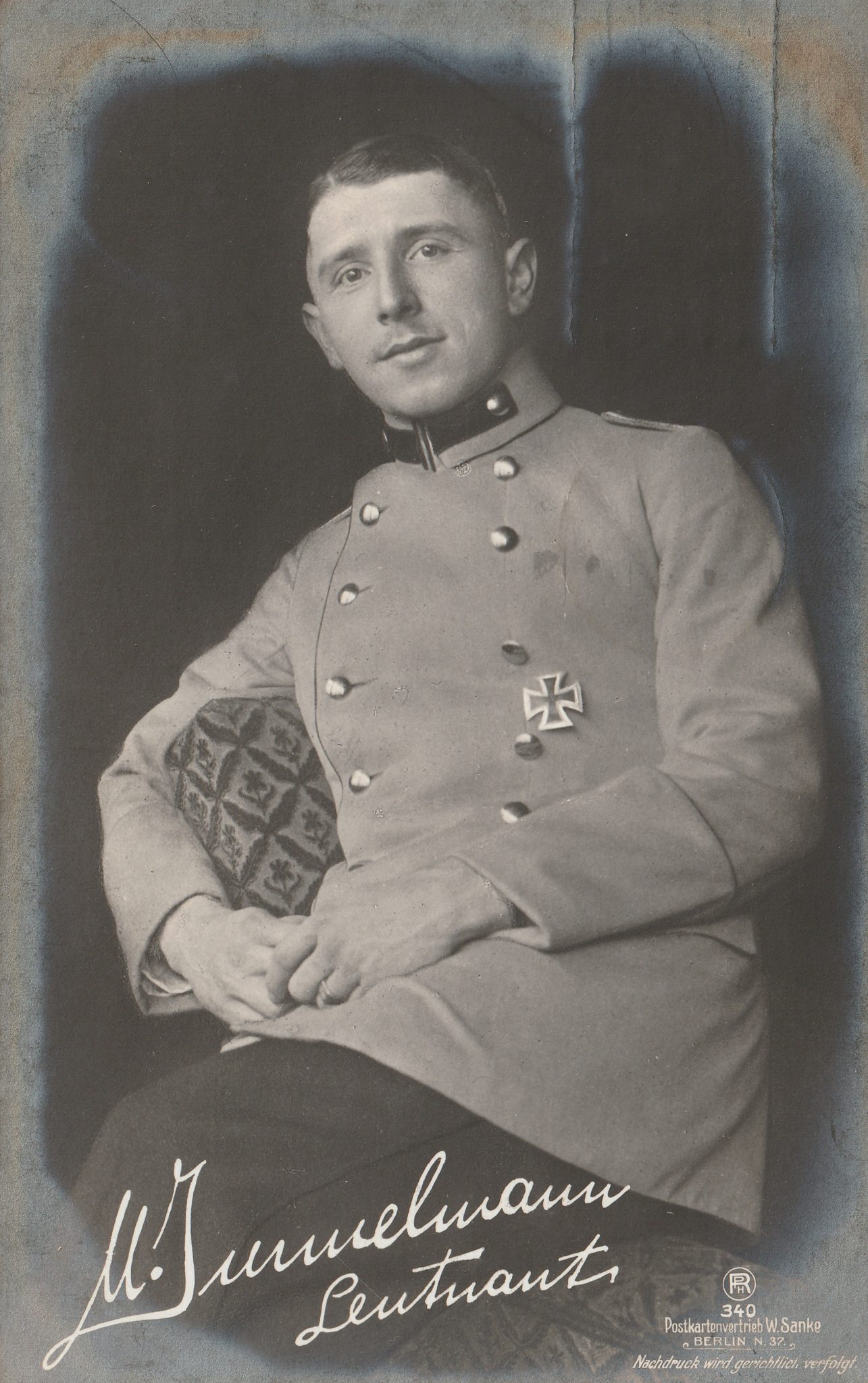 (Postcard) Sanke #340M. Immelmann Leutnant