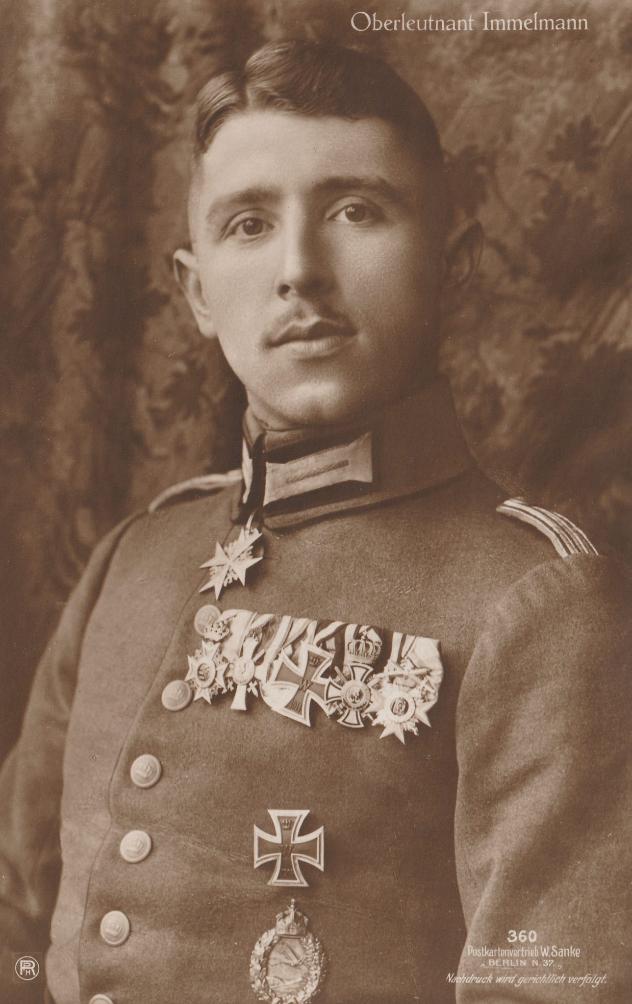(Postcard) Sanke #360 Oberleutnant Immelmann