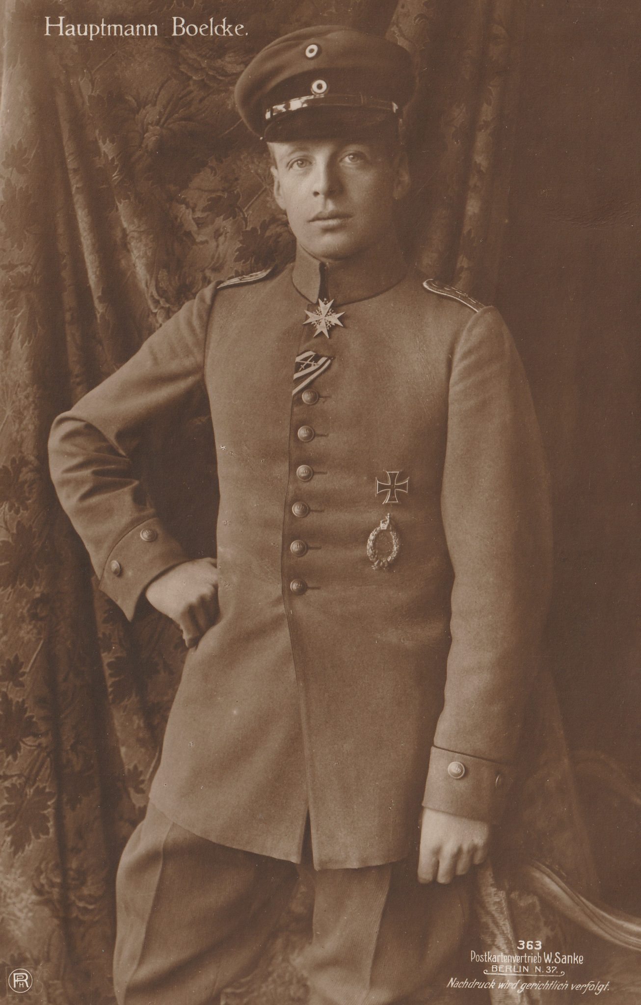 (Postcard) Sanke #363 Hauptmann Boelcke