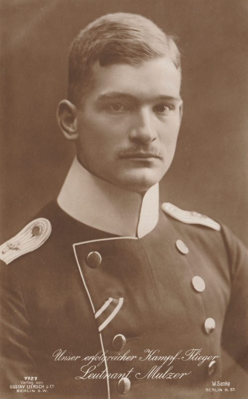 (Postcard) Sanke #385() Unser erfolgreicher Kampf-Flieger Leutnant Mulzer