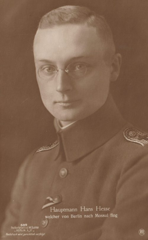 (Postcard) Sanke #599 Hauptmann Hans Hesse welcher von berlin nach Mossul flog