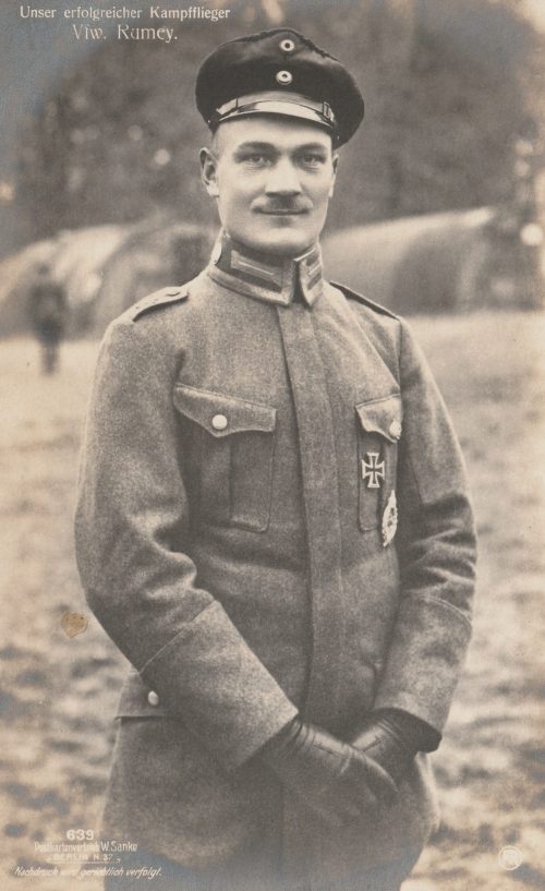 (Postcard) Sanke #639 Unser erfolfreicher Kampfflieger Vfw. Rumey