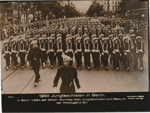 (Pressphoto) 1200 Jungfaschisten in Berlin (24x18cm)
