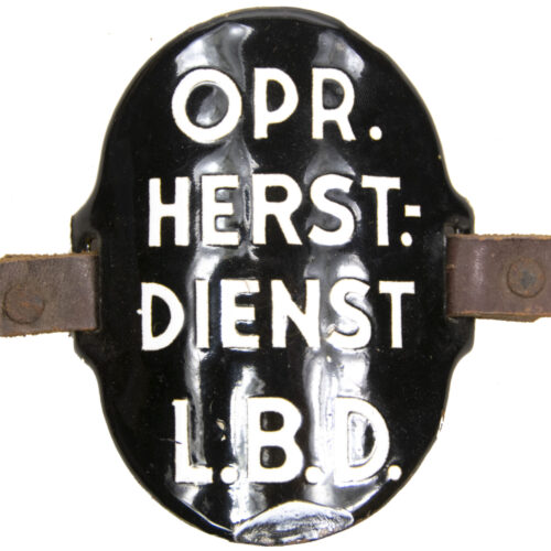 Luchtbeschermingsdienst (LBD) Opr. Herst.- Dienst L.B.D. armshieldLuchtbeschermingsdienst (LBD) Opr. Herst.- Dienst L.B.D. armshieldLuchtbeschermingsdienst (LBD) Opr. Herst.- Dienst L.B.D. armshieldLuchtbeschermingsdienst (LBD) Opr. Herst.- Dienst L.B.D. armshield