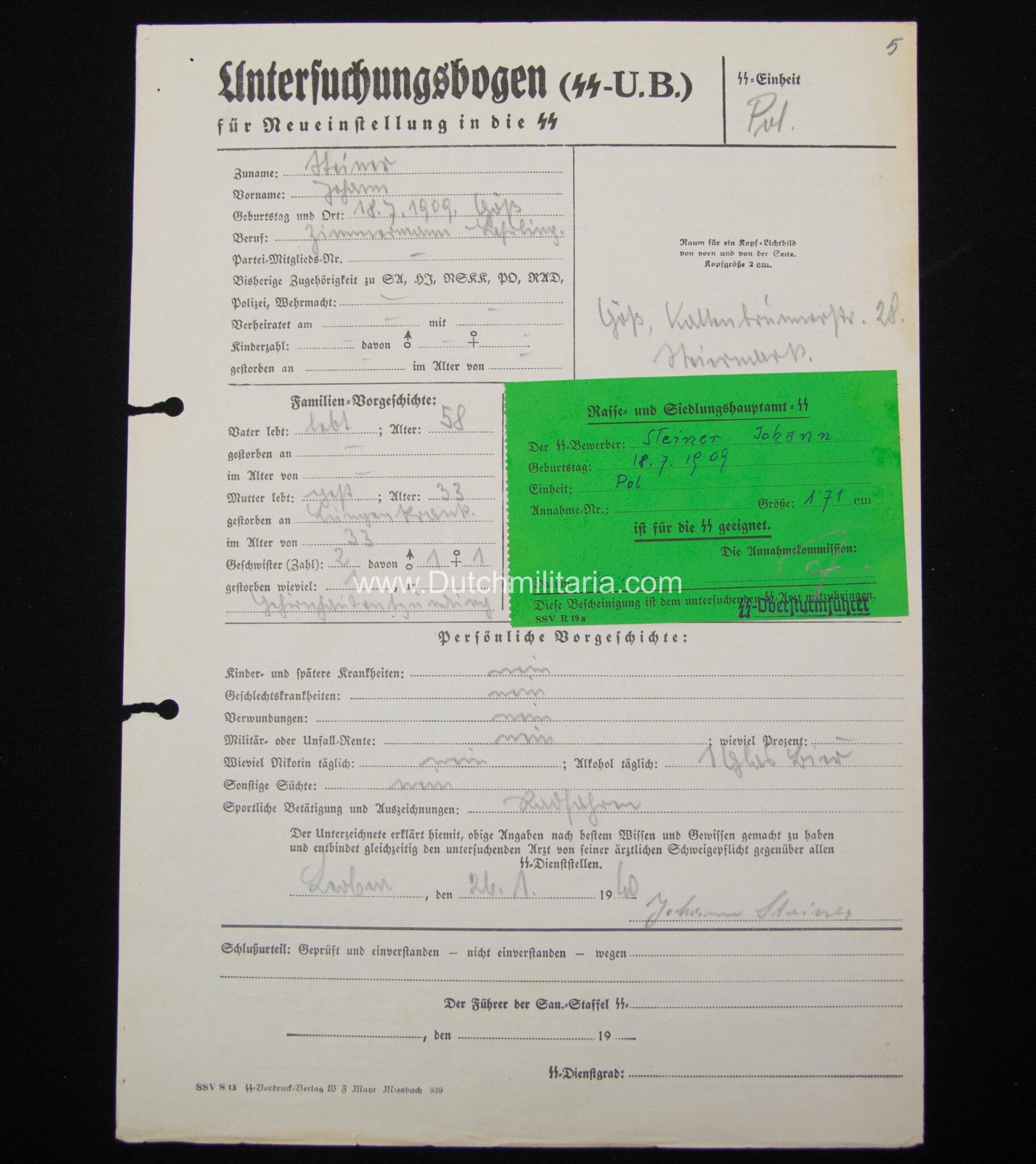 (SS Grouping) III./SS-Pol.Geb.Jäg.Rgt.18/9.Komp - MISSING in October 1944 in Topola/Serbia - Image 4