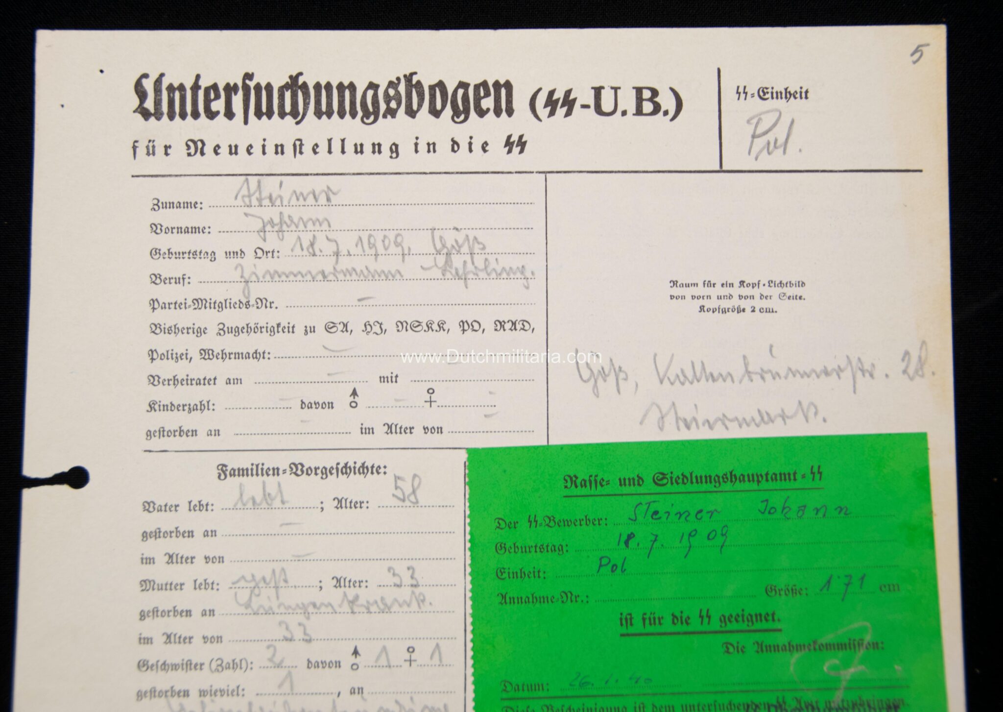 (SS Grouping) III./SS-Pol.Geb.Jäg.Rgt.18/9.Komp - MISSING in October 1944 in Topola/Serbia - Image 5