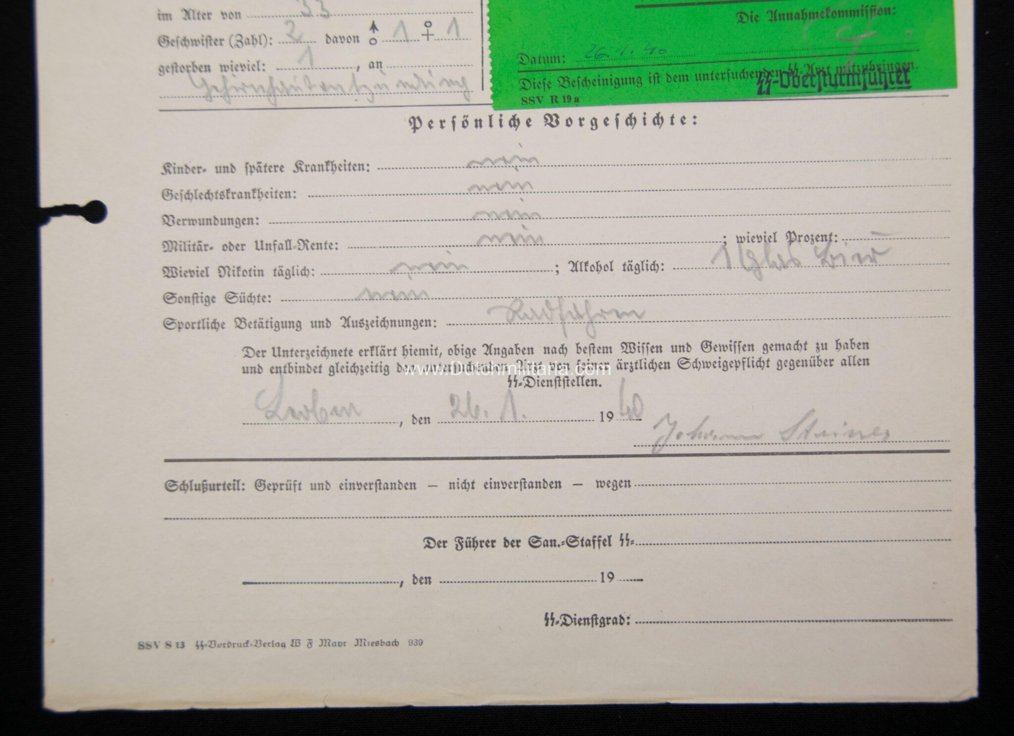 (SS Grouping) III./SS-Pol.Geb.Jäg.Rgt.18/9.Komp - MISSING in October 1944 in Topola/Serbia - Image 7