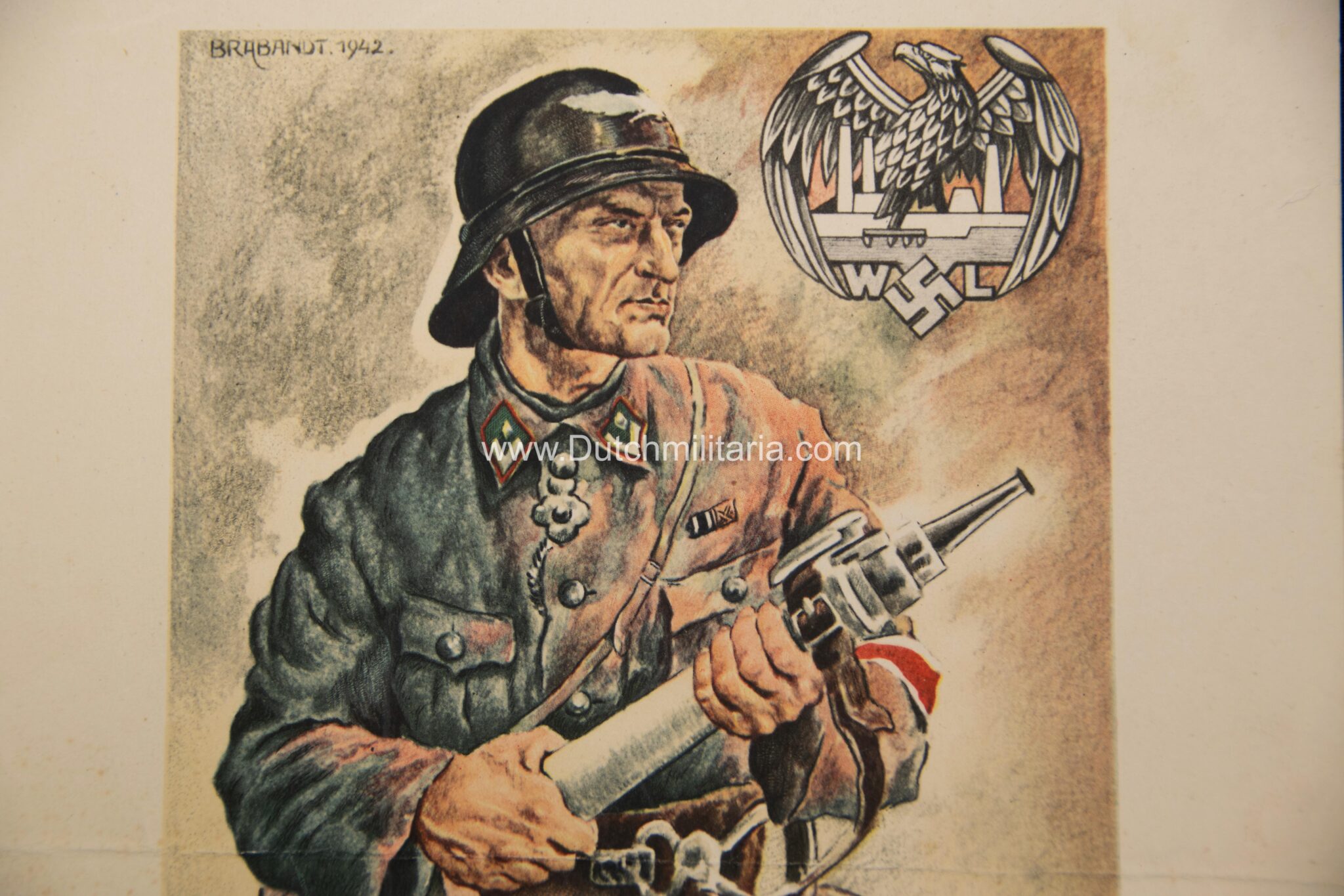 (Urkunde) Luxuary citation Werkluftschutz (1943) - VERY RARE