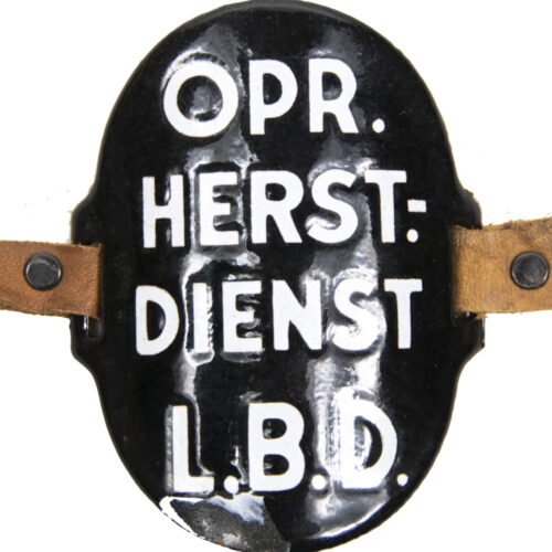 Luchtbeschermingsdienst (LBD) Opr. Herst.- Dienst L.B.D. armshieldLuchtbeschermingsdienst (LBD) Opr. Herst.- Dienst L.B.D. armshieldLuchtbeschermingsdienst (LBD) Opr. Herst.- Dienst L.B.D. armshield