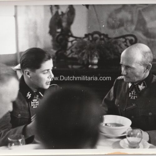 (Pressphoto) SS-Sturmann Gerard Mooyman - Das erste Ritterkreuz für einen Niederländischen Freiwilligen - ULTRA RARE!!!