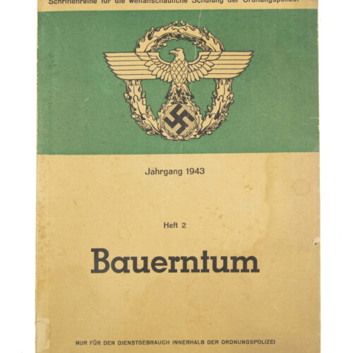(brochurebook) Ordnungspolizei - Bauerntum (Jahrgang 1943 - Heft 2) - RARE