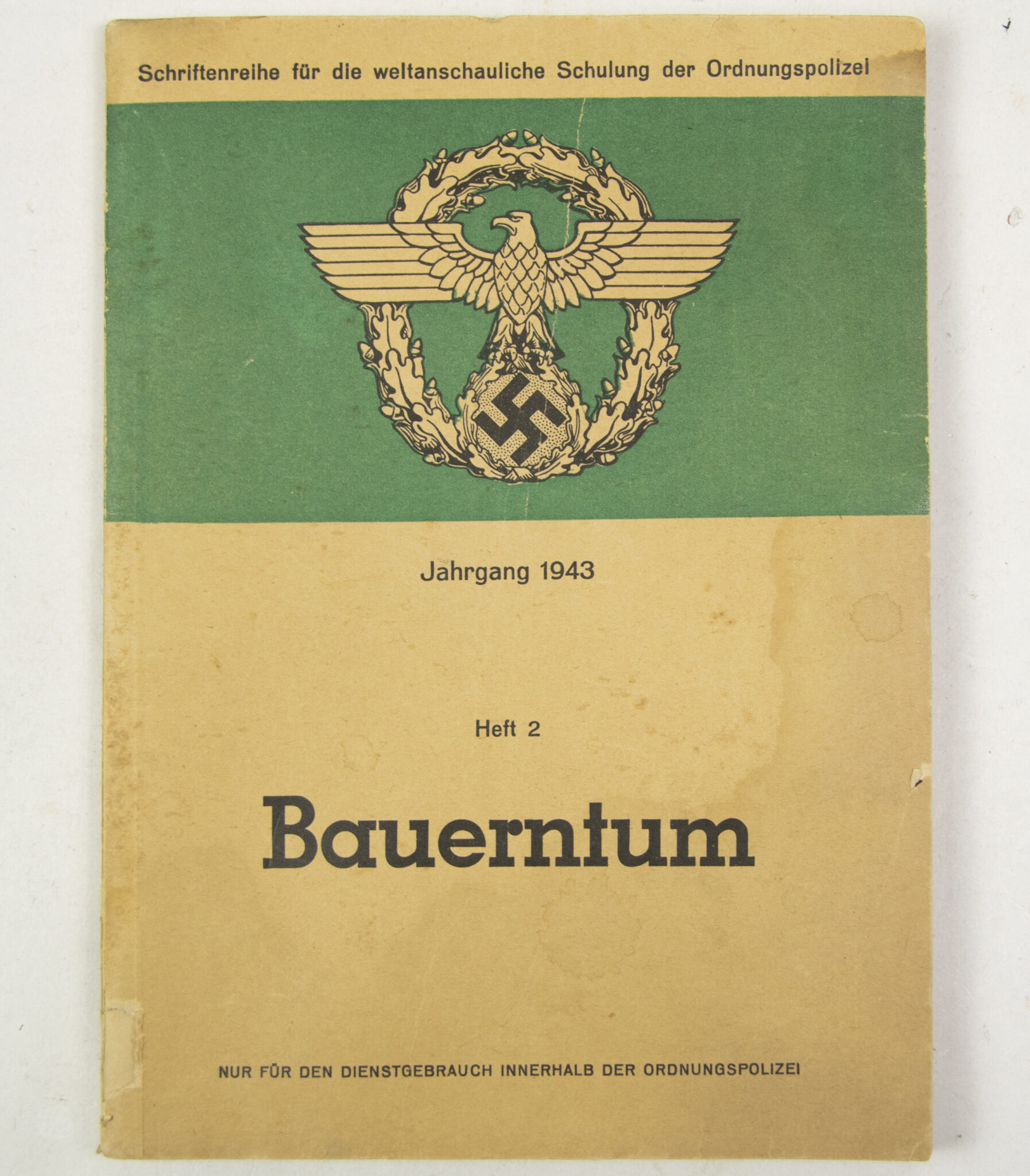 (brochurebook) Ordnungspolizei – Bauerntum (Jahrgang 1943 – Heft 2) – RARE (2) (brochurebook) Ordnungspolizei - Bauerntum (Jahrgang 1943 - Heft 2) - RARE