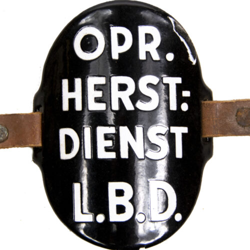 Luchtbeschermingsdienst (LBD) Opr. Herst.- Dienst L.B.D. armshieldLuchtbeschermingsdienst (LBD) Opr. Herst.- Dienst L.B.D. armshieldLuchtbeschermingsdienst (LBD) Opr. Herst.- Dienst L.B.D. armshieldLuchtbeschermingsdienst (LBD) Opr. Herst.- Dienst L.B.D. armshield