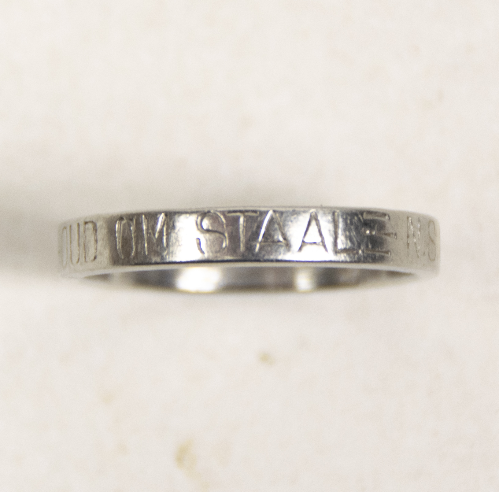 (NSB) Ring GOUD OM STAAL 1940