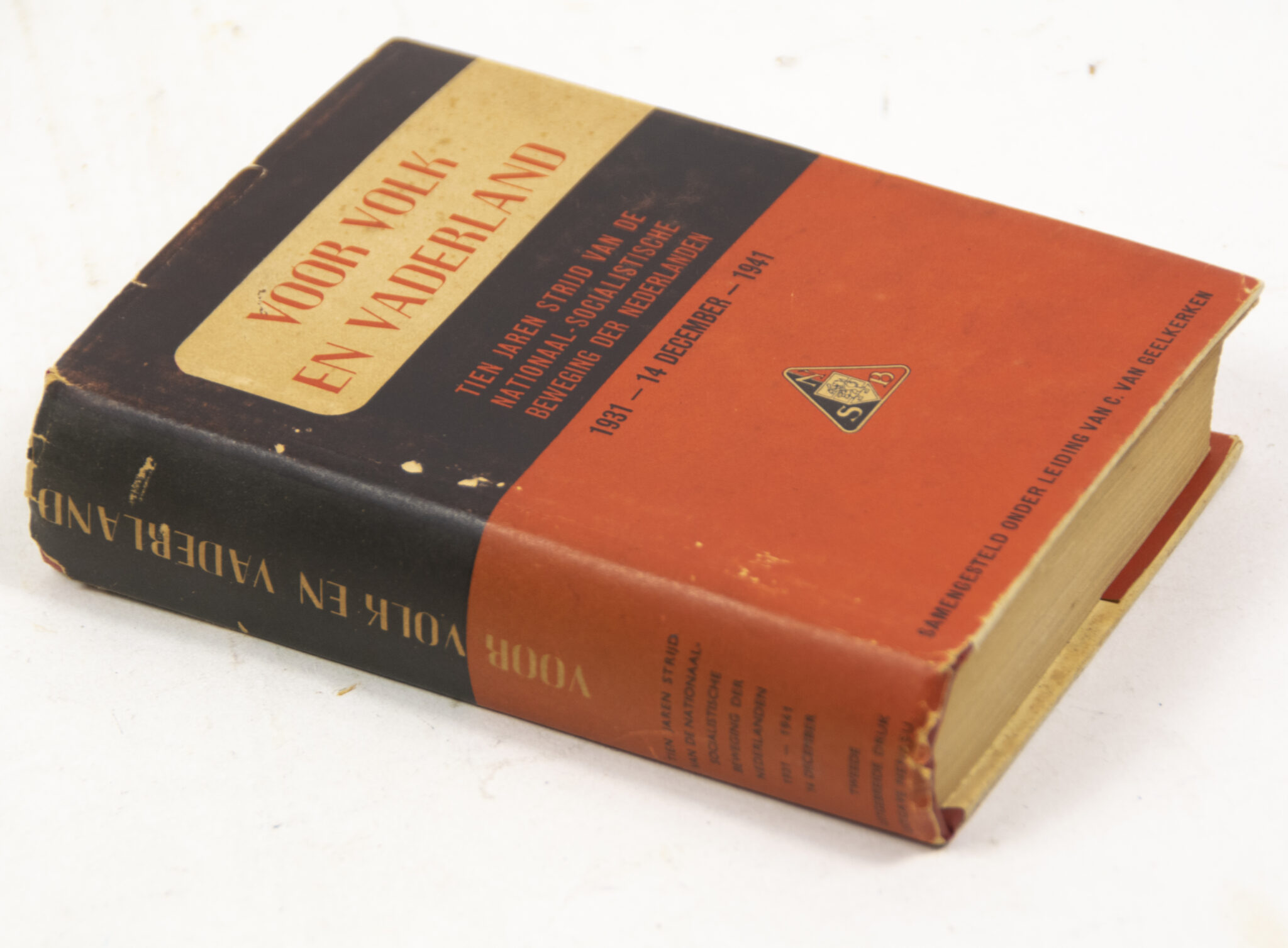 (Book) NSB - Voor Volk en Vaderland - with dustjacket (1943)