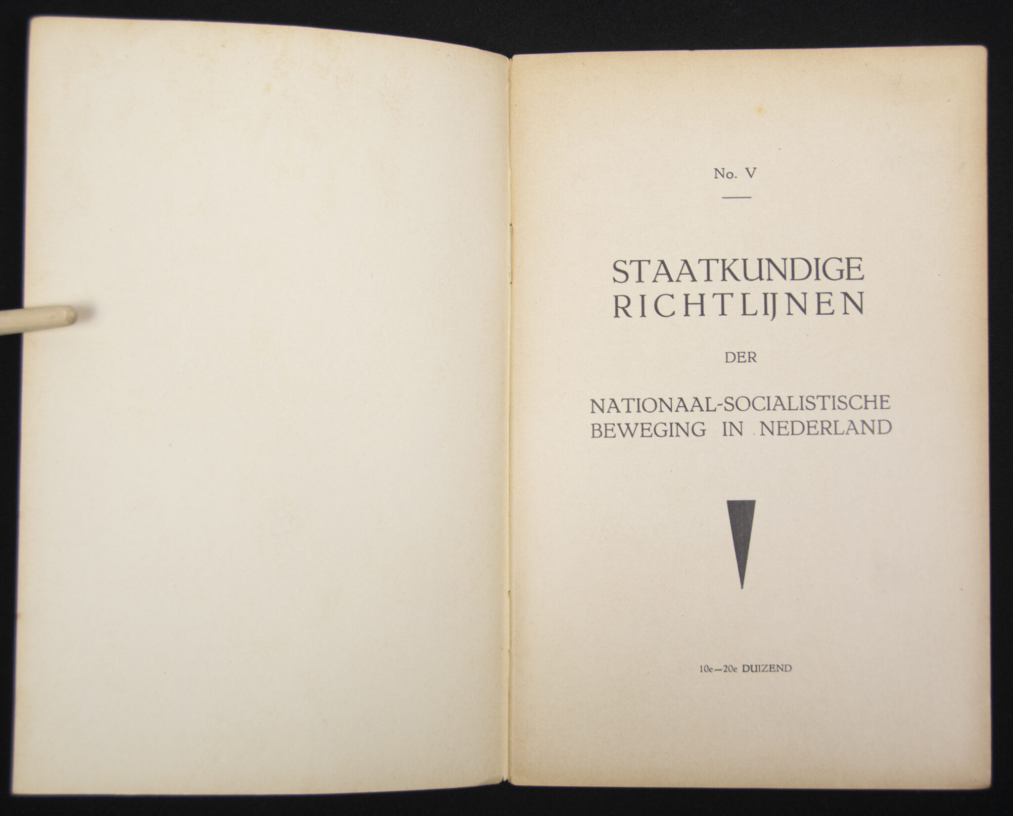 (Brochure) NSB Brochure V - Staatkundige Richtlijnen