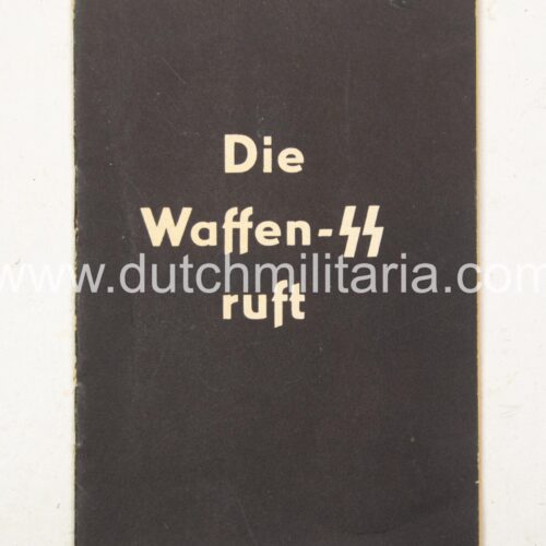 (Brochure SS) Die Waffen-SS ruft (1942) - extremely rare
