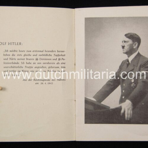 (Brochure SS) Die Waffen-SS ruft (1942) - extremely rare