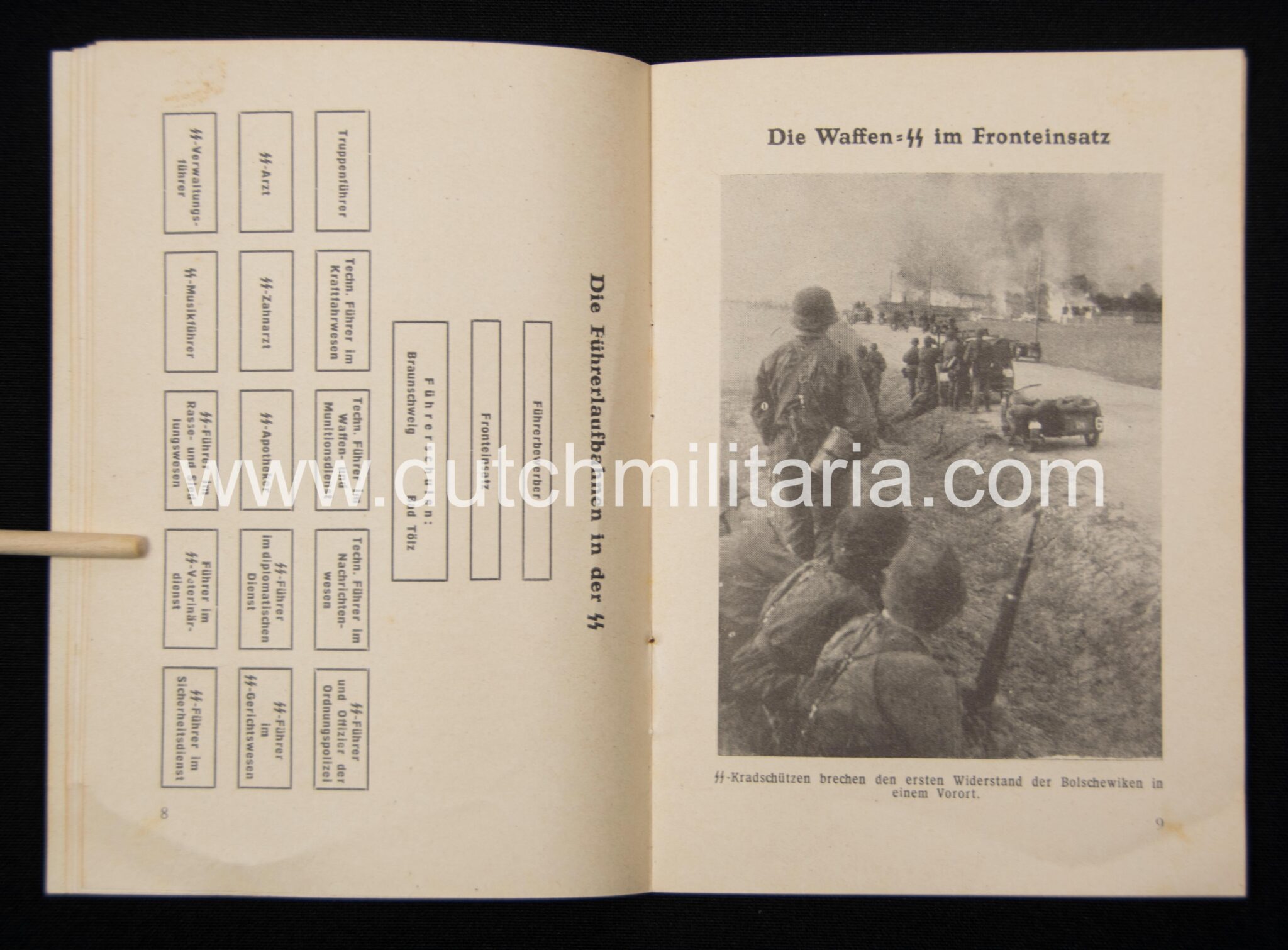 (Brochure SS) Die Waffen-SS ruft (1950) - extremely rare.j