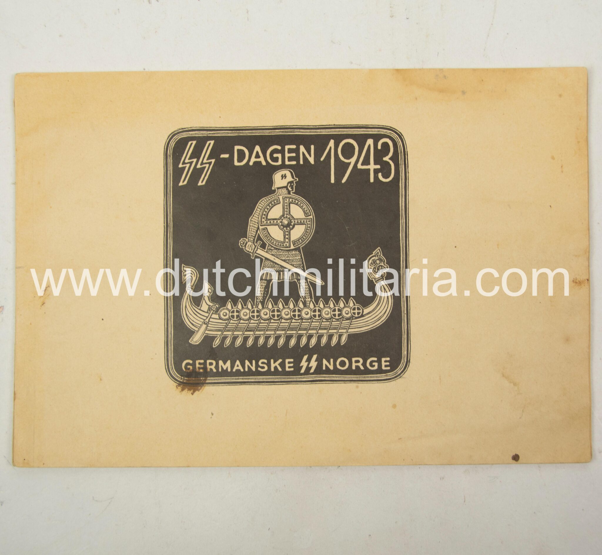 (Brochure SS) Die Waffen-SS ruft (1942) - extremely rare