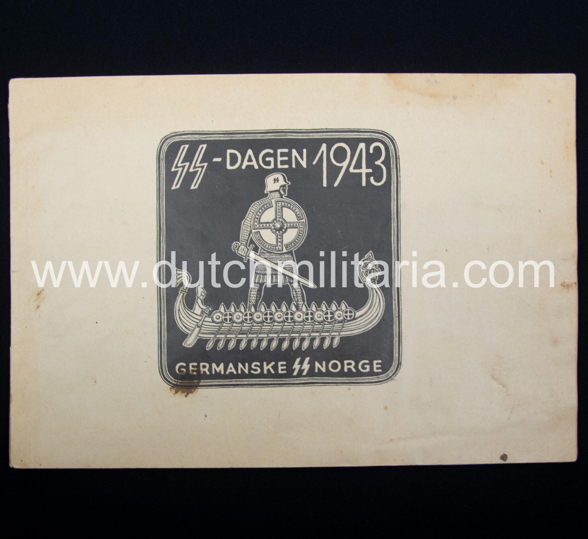 (Brochure SS) Germanske SS Norge – SS-Dagen 1943 – Extremely rare!!! (6) (Brochure SS) Die Waffen-SS ruft (1942) - extremely rare