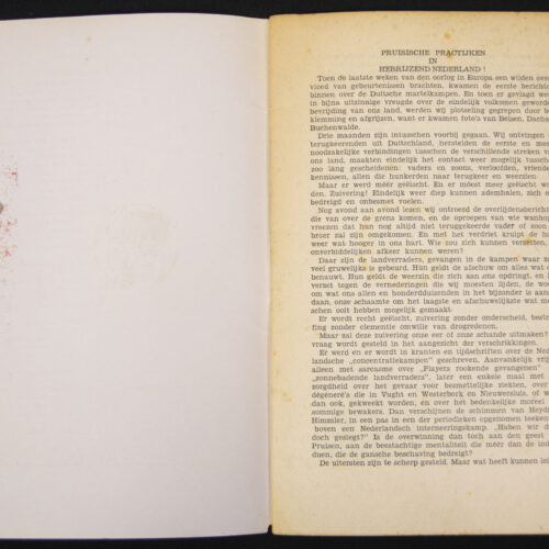 (Brochure) Zwart Front Nationaal front - Arnold Meijer - Pruisische Practijken in herrijzend Nederland (1945)