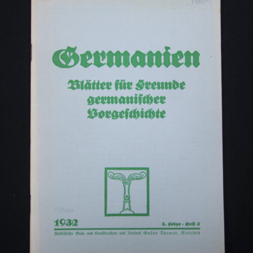 (Magazine) Germanien 4. Jahrgang - Folge 4. Heft 3 (1932)