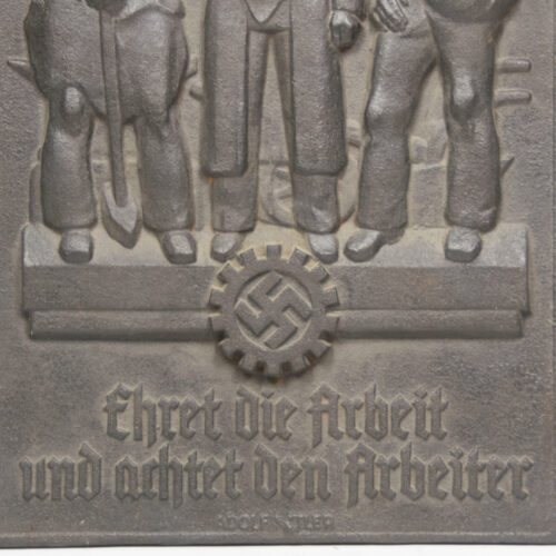 Deutsche Arbeitsfront (DAF) large size wall plaque