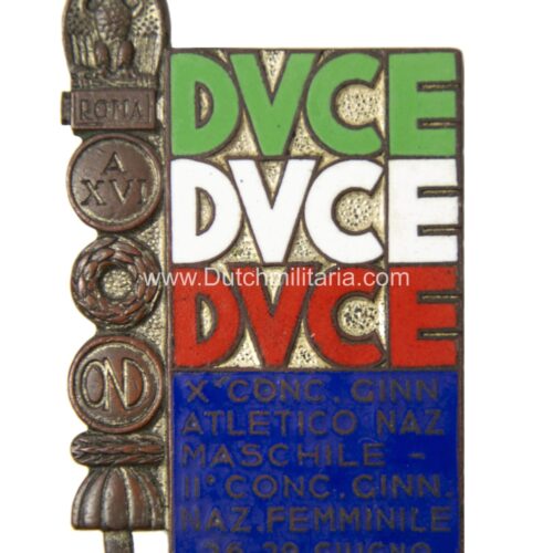 (Italy) X° Concorso Ginnico Atletico Nazionale Maschile in Rome (1938)