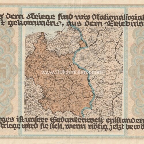 Leistungsbescheinigung Hauptamt für Volkswohlfahrt (1939) - rare