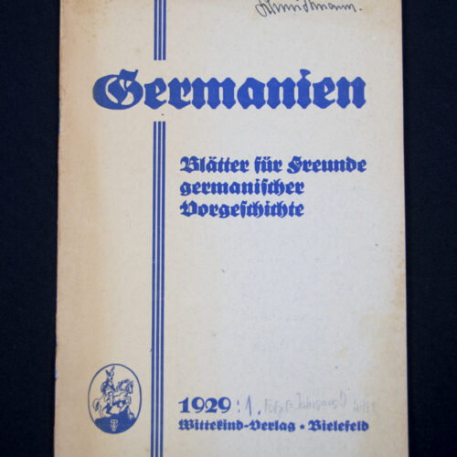 (Magazine) Germanien 1. Jahrgang - Folge 1 (1929) - RARE