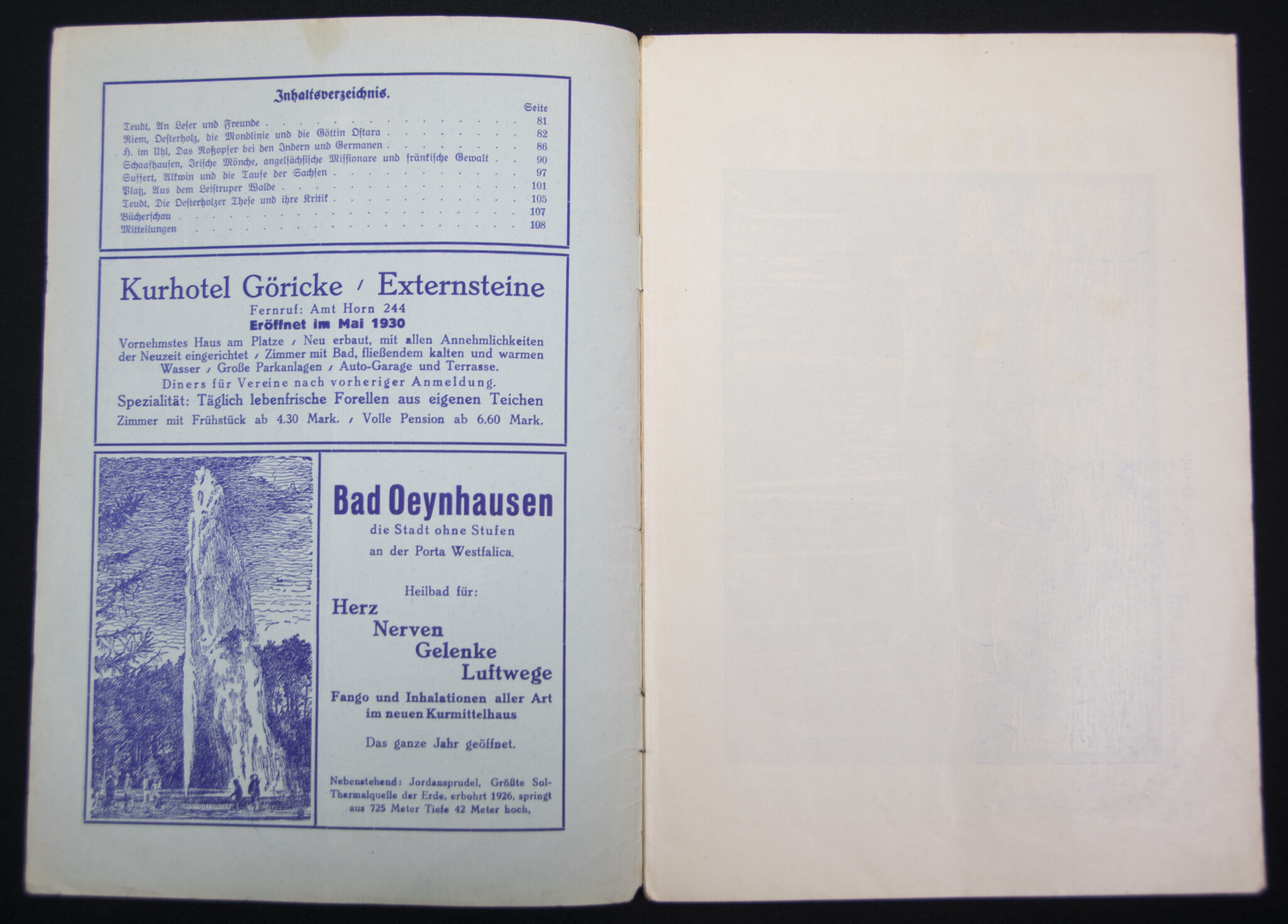 (Magazine) Germanien 1. Jahrgang - Folge 1. Heft 56 1929)