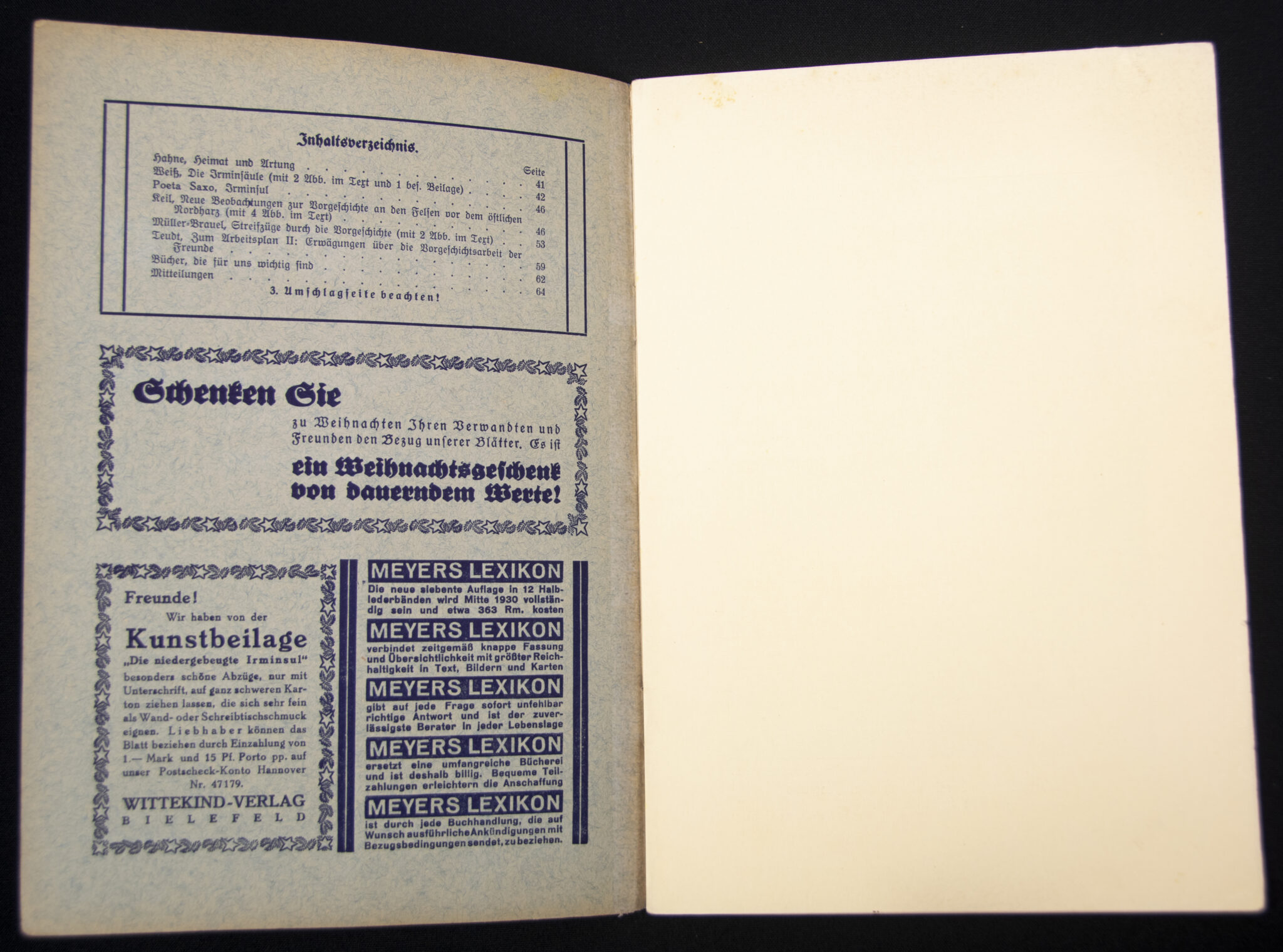 (Magazine) Germanien 1. Jahrgang - Folge 1. heft 3 1929)