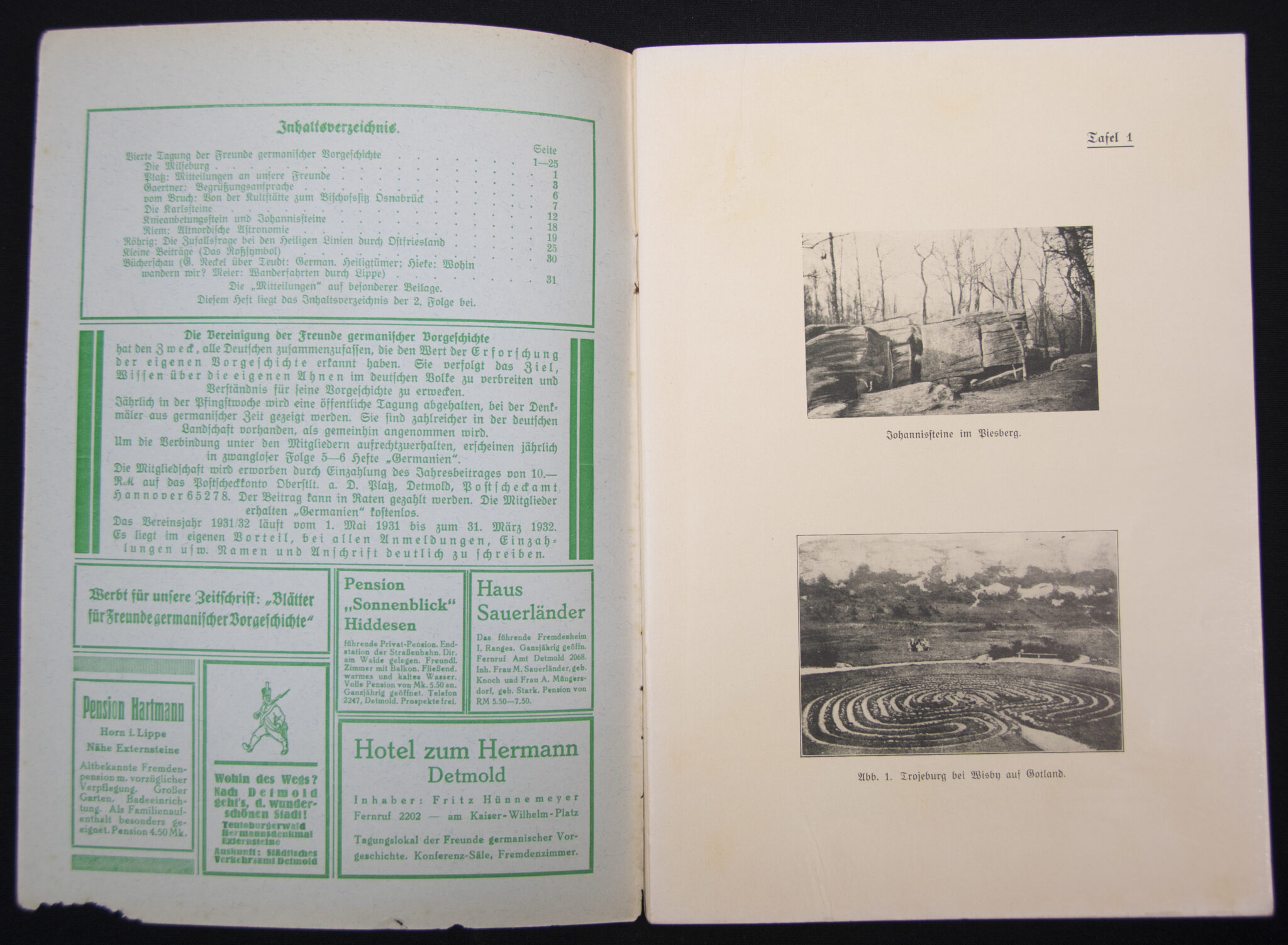 (Magazine) Germanien 3. Jahrgang - Folge 3. Heft 1 (1931)