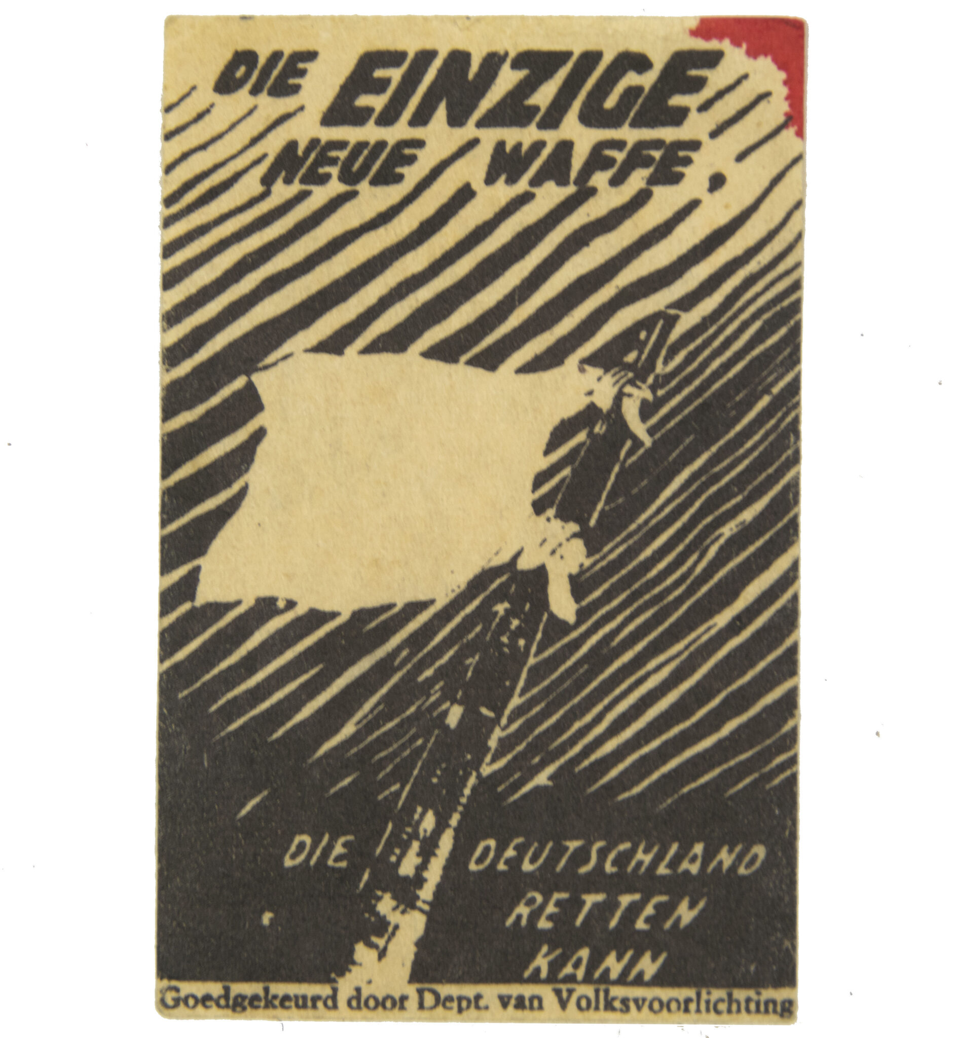 (Mini resistence flyer seal) Die einzige neue Waffe die Deutschland retten kann