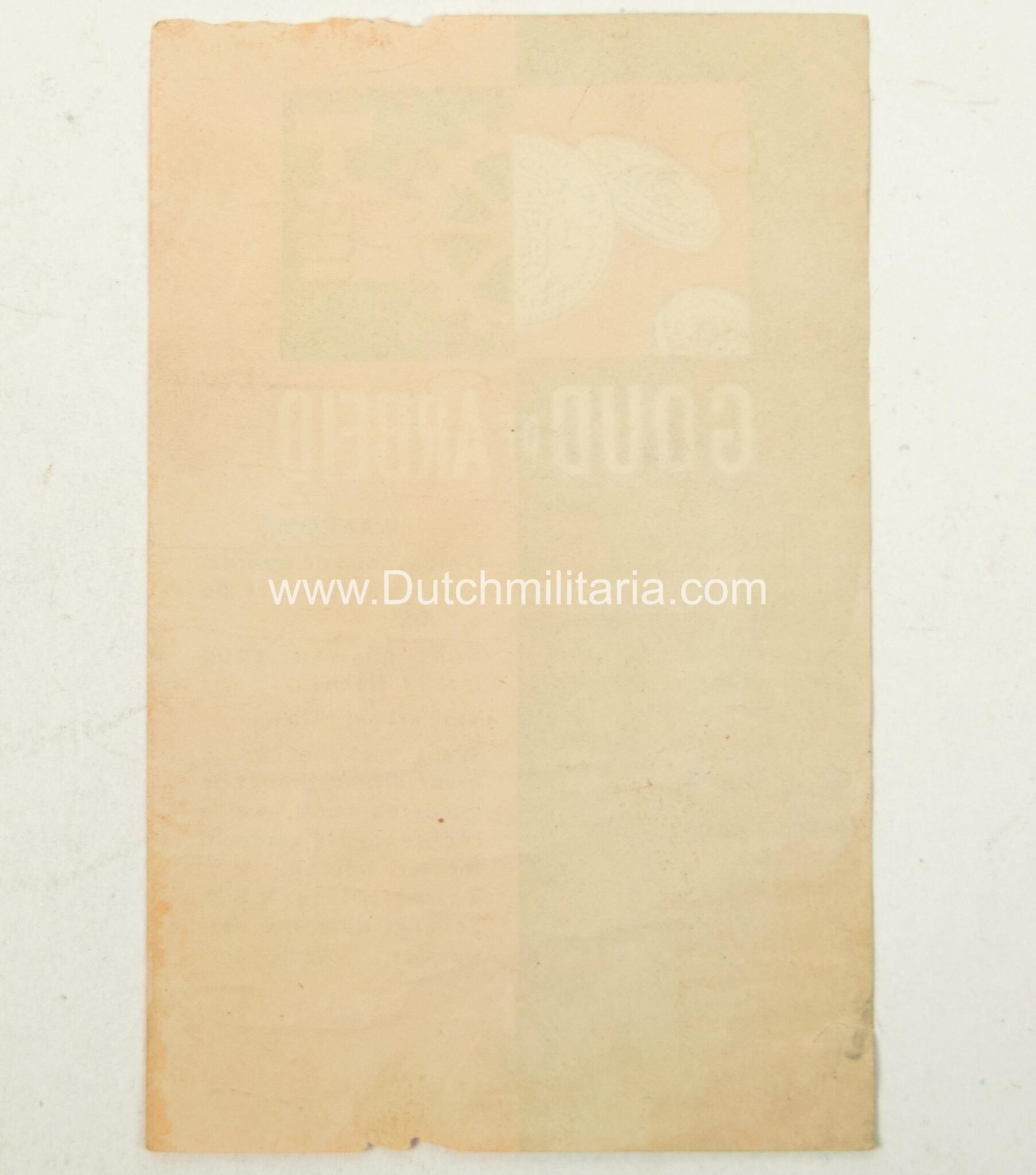 (NSB) Goud of Arbeid flyer